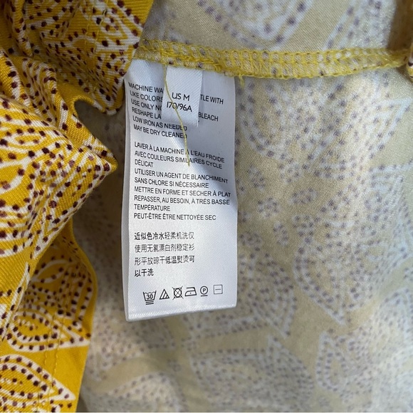 ANTHROPOLOGIE Maeve Fete Floral Asymmetric Midi Dress SIZE M - Picture 16 of 16